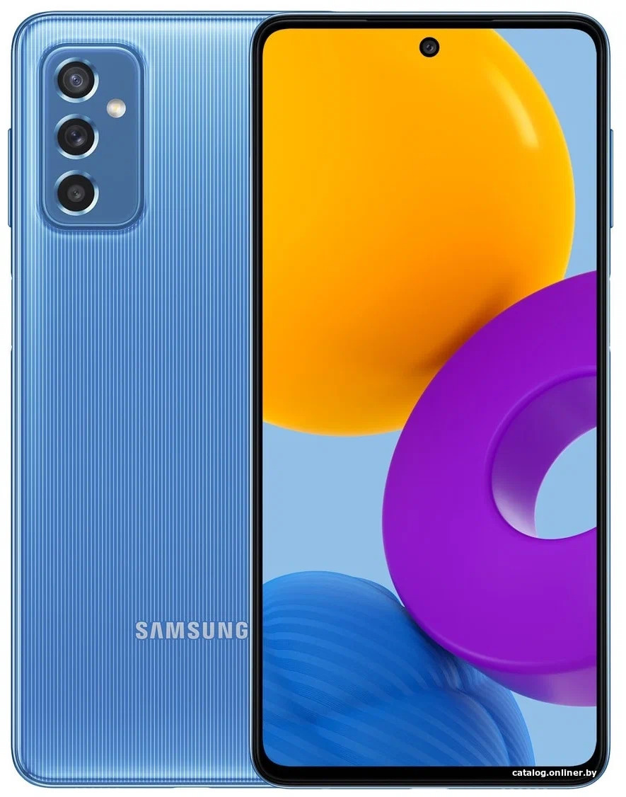 картинка Samsung Galaxy M52 5G 8/128 ГБ, голубой от магазина Симпатия