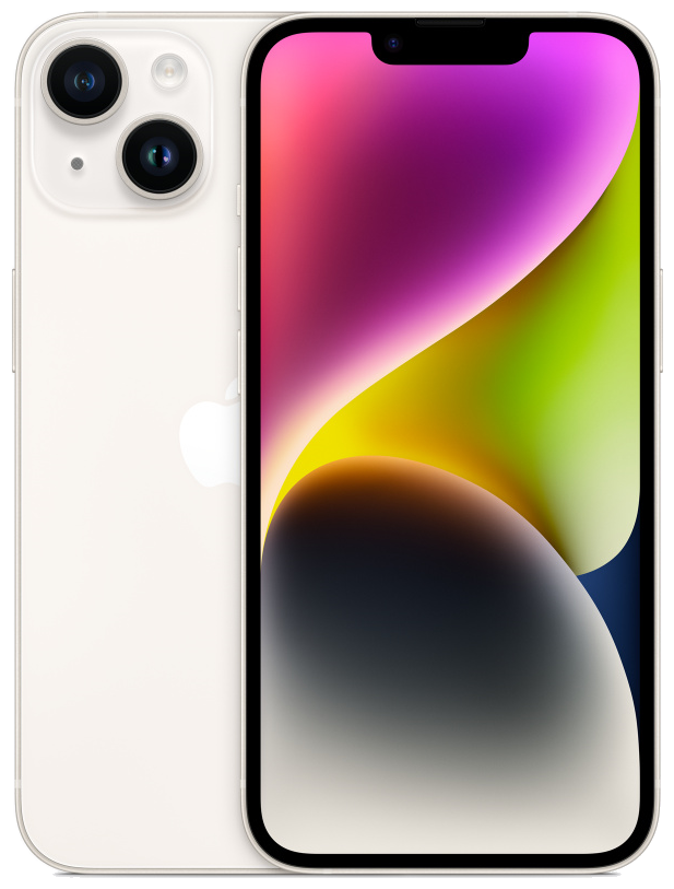 картинка Apple iPhone 14 256 ГБ, Dual nano SIM, сияющая звезда от магазина Симпатия