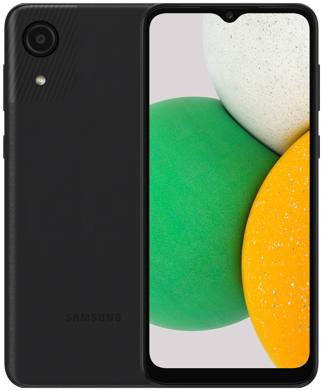 картинка Samsung Galaxy A03 Core 2/32Gb черный (RU) от магазина Симпатия