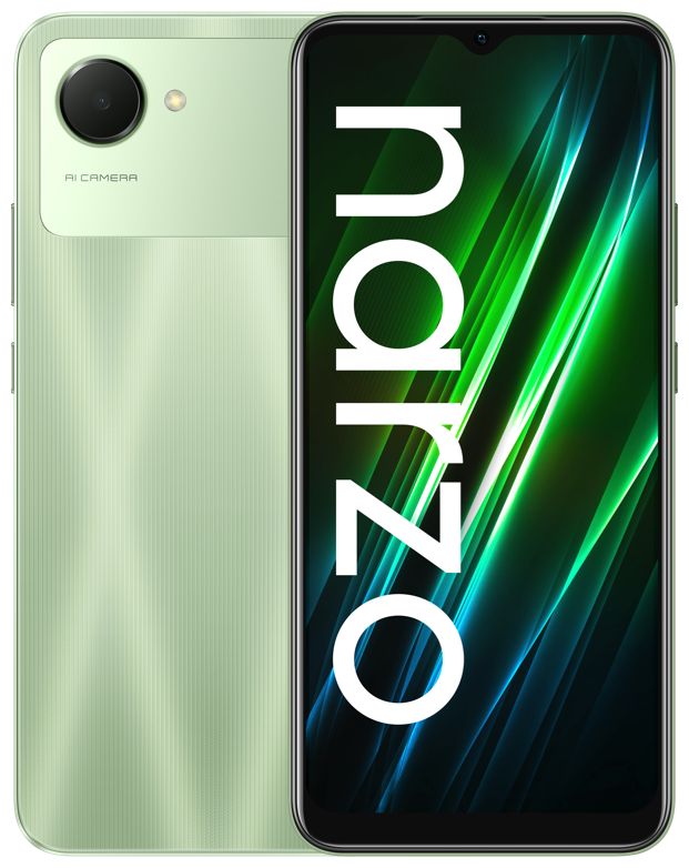 картинка realme Narzo 50i Prime 4/64 ГБ RU, Dual nano SIM, зелeный от магазина Симпатия